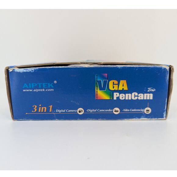 Aiptek VGA PenCam Silver Mini Digital Camera W/Connection Cable & Software - Picture 6 of 7